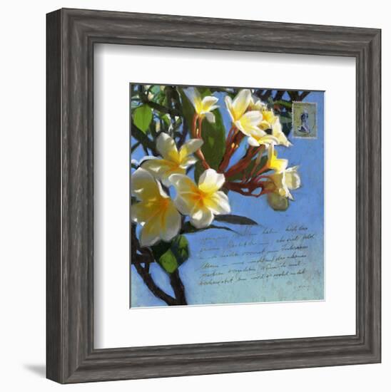 Plumeria 01-Rick Novak-Framed Premium Giclee Print