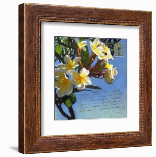 Plumeria 01-Rick Novak-Framed Premium Giclee Print