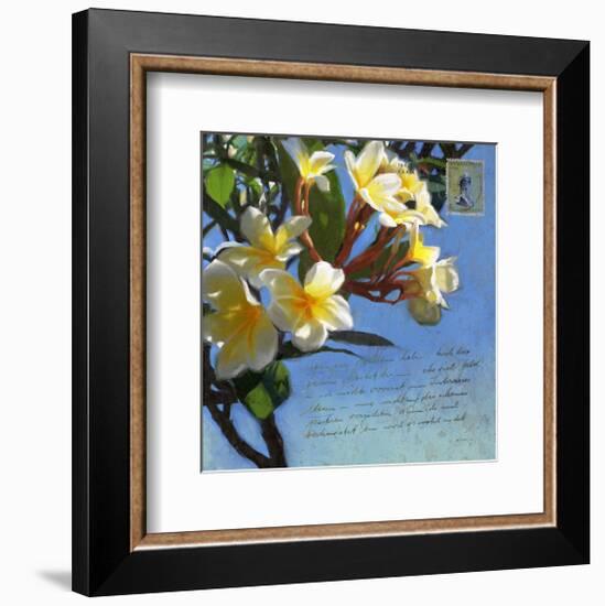 Plumeria 01-Rick Novak-Framed Premium Giclee Print