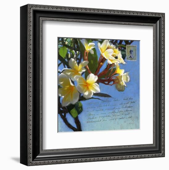 Plumeria 01-Rick Novak-Framed Premium Giclee Print