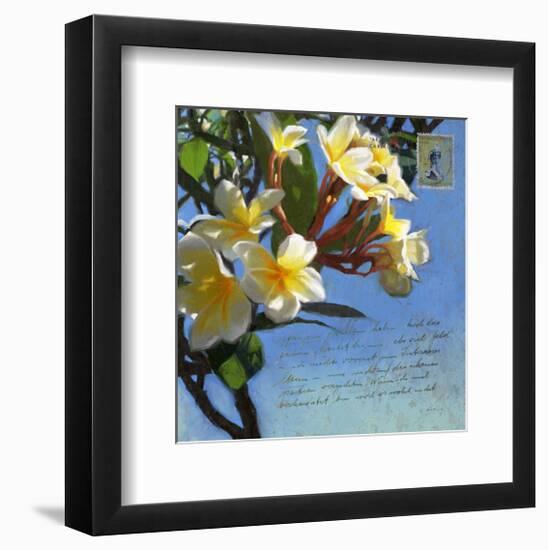 Plumeria 01-Rick Novak-Framed Premium Giclee Print