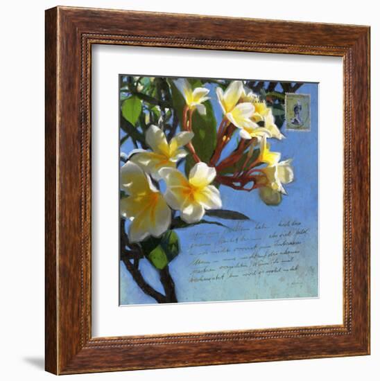 Plumeria 01-Rick Novak-Framed Art Print