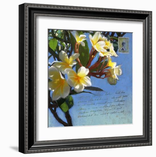 Plumeria 01-Rick Novak-Framed Art Print