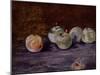 Plums, C.1880 (Oil on Canvas)-Edouard Manet-Mounted Giclee Print