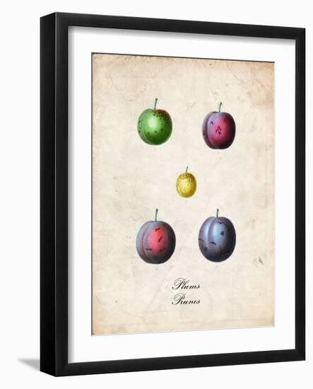 Plums-null-Framed Art Print