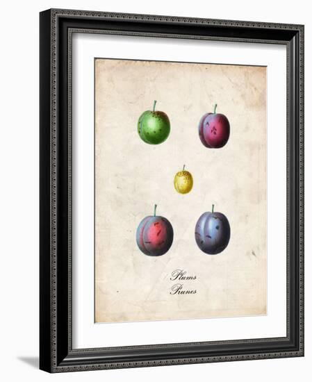 Plums-null-Framed Art Print