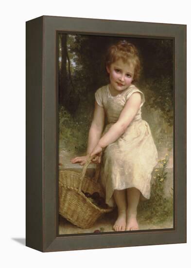 Plums-William Adolphe Bouguereau-Framed Stretched Canvas