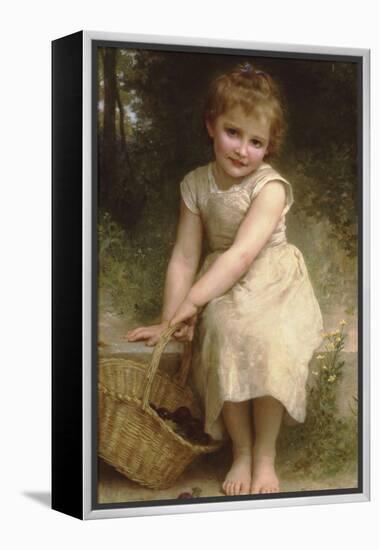 Plums-William Adolphe Bouguereau-Framed Stretched Canvas