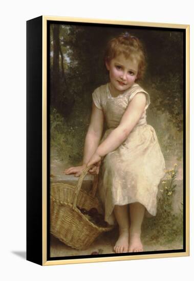 Plums-William Adolphe Bouguereau-Framed Stretched Canvas