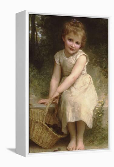 Plums-William Adolphe Bouguereau-Framed Stretched Canvas