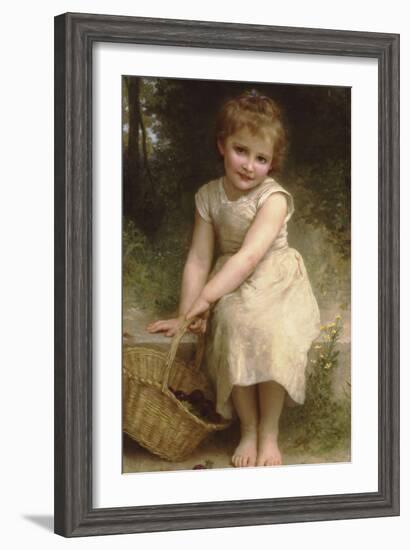 Plums-William Adolphe Bouguereau-Framed Art Print