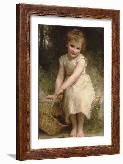 Plums-William Adolphe Bouguereau-Framed Art Print