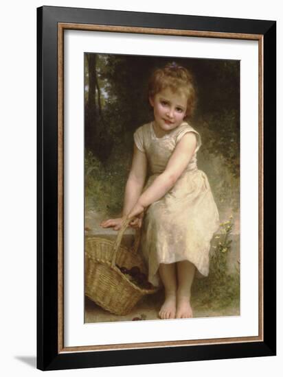 Plums-William Adolphe Bouguereau-Framed Art Print