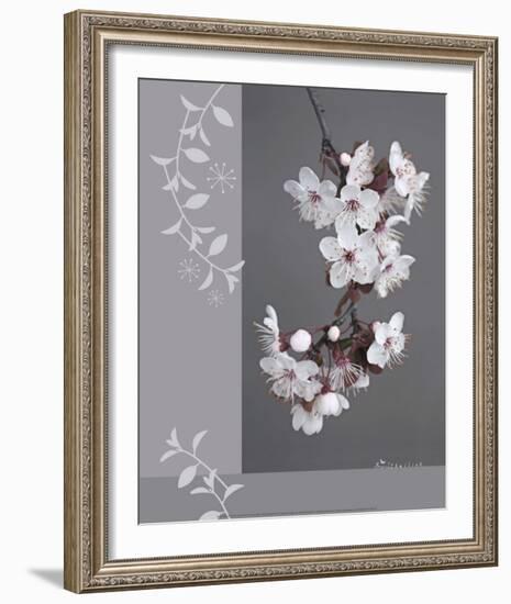 Plumtree Flowers-Amelie Vuillon-Framed Art Print