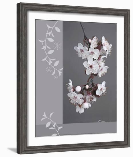 Plumtree Flowers-Amelie Vuillon-Framed Art Print