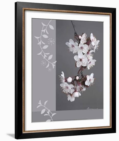 Plumtree Flowers-Amelie Vuillon-Framed Art Print