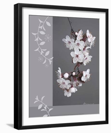 Plumtree Flowers-Amelie Vuillon-Framed Art Print