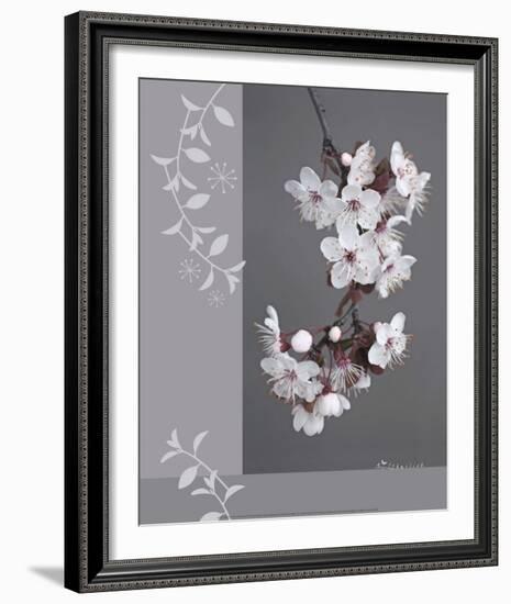 Plumtree Flowers-Amelie Vuillon-Framed Art Print