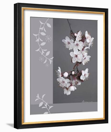 Plumtree Flowers-Amelie Vuillon-Framed Art Print