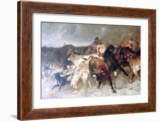 Plunderers, 1867-Evariste Vital Luminais-Framed Giclee Print