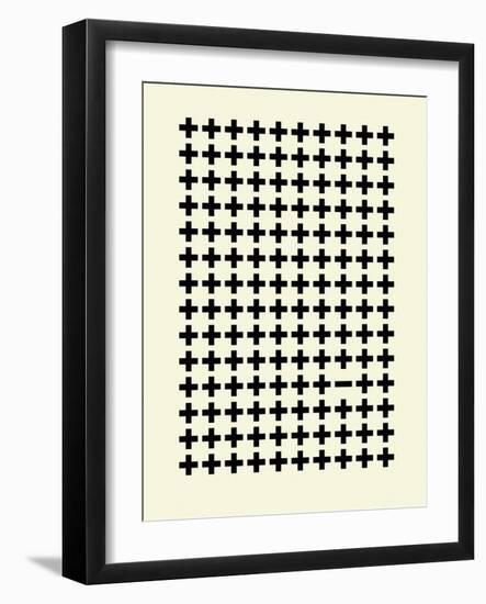 Plus Sign-Philip Sheffield-Framed Giclee Print