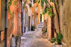 Narrow Alley in Saint Tropez at Cote D'azur, France-PlusONE-Photographic Print