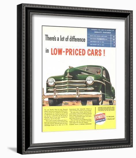 Plymouth Builds Great Cars-null-Framed Premium Giclee Print