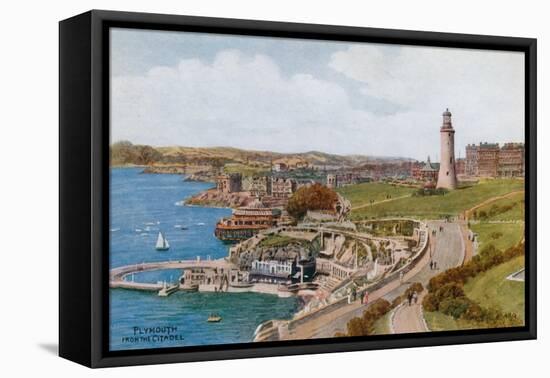 Plymouth, from the Citadel-Alfred Robert Quinton-Framed Premier Image Canvas