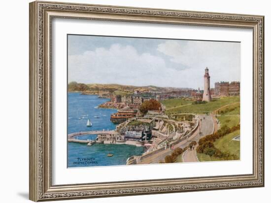 Plymouth, from the Citadel-Alfred Robert Quinton-Framed Giclee Print