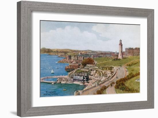 Plymouth, from the Citadel-Alfred Robert Quinton-Framed Giclee Print