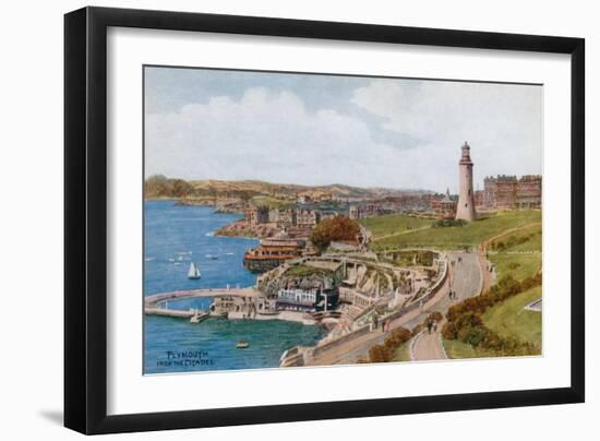 Plymouth, from the Citadel-Alfred Robert Quinton-Framed Giclee Print