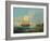 Plymouth Harbour with Shipping-null-Framed Giclee Print