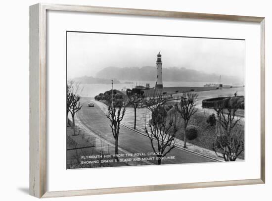 Plymouth Hoe, Plymouth, Devon, 1963-null-Framed Giclee Print