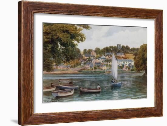 Plymouth, Newton on the Yealm-Alfred Robert Quinton-Framed Giclee Print