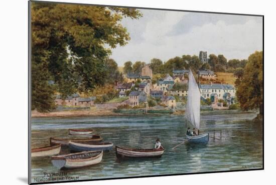 Plymouth, Newton on the Yealm-Alfred Robert Quinton-Mounted Giclee Print