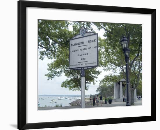 Plymouth Rock, Plymouth, Massachusetts-Natalie Tepper-Framed Photo