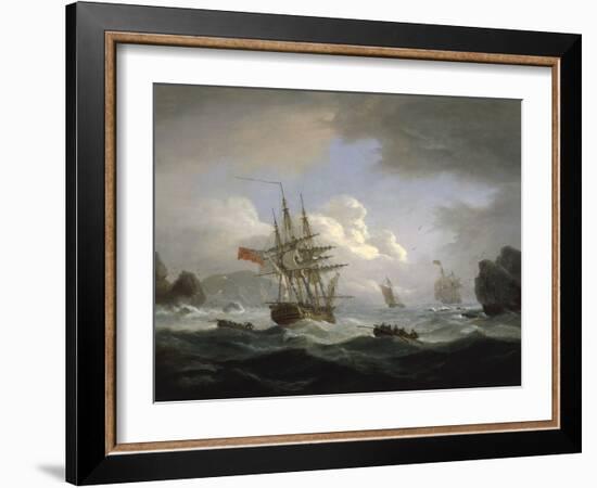 Plymouth Sound, 1829-Thomas Luny-Framed Giclee Print