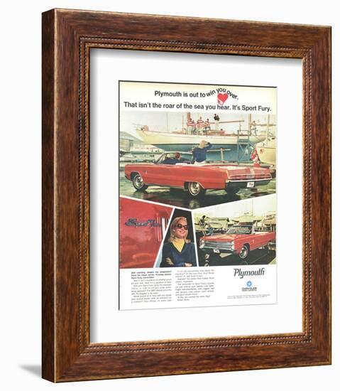 Plymouth Sport Fury Convertible-null-Framed Art Print