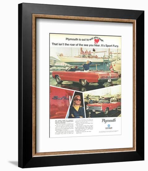 Plymouth Sport Fury Convertible-null-Framed Art Print