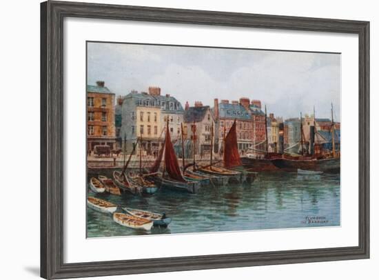 Plymouth, the Barbican-Alfred Robert Quinton-Framed Giclee Print