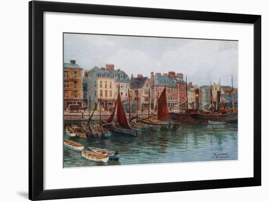 Plymouth, the Barbican-Alfred Robert Quinton-Framed Giclee Print