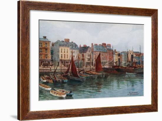 Plymouth, the Barbican-Alfred Robert Quinton-Framed Giclee Print