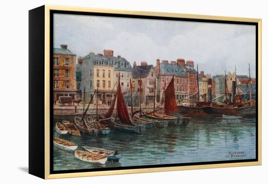 Plymouth, the Barbican-Alfred Robert Quinton-Framed Premier Image Canvas