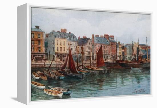 Plymouth, the Barbican-Alfred Robert Quinton-Framed Premier Image Canvas