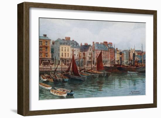 Plymouth, the Barbican-Alfred Robert Quinton-Framed Giclee Print