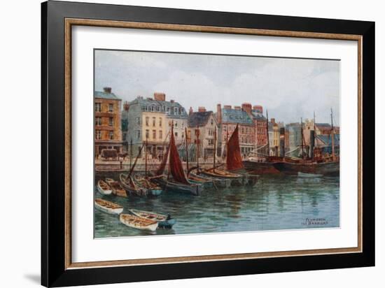 Plymouth, the Barbican-Alfred Robert Quinton-Framed Giclee Print