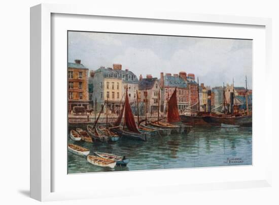 Plymouth, the Barbican-Alfred Robert Quinton-Framed Giclee Print