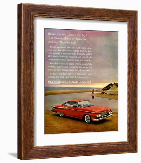 Plymouth - Today's the Day-null-Framed Art Print