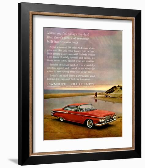 Plymouth - Today's the Day-null-Framed Art Print