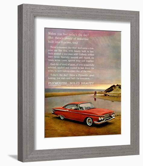 Plymouth - Today's the Day-null-Framed Art Print